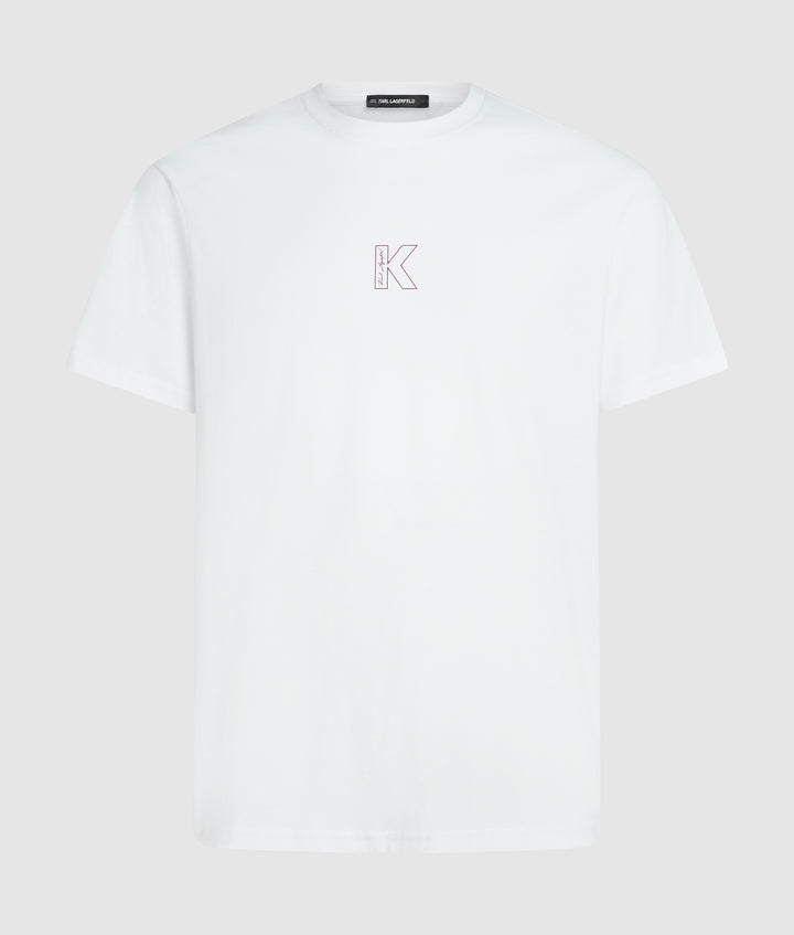 K LOGO BACK PRINT T-SHIRT