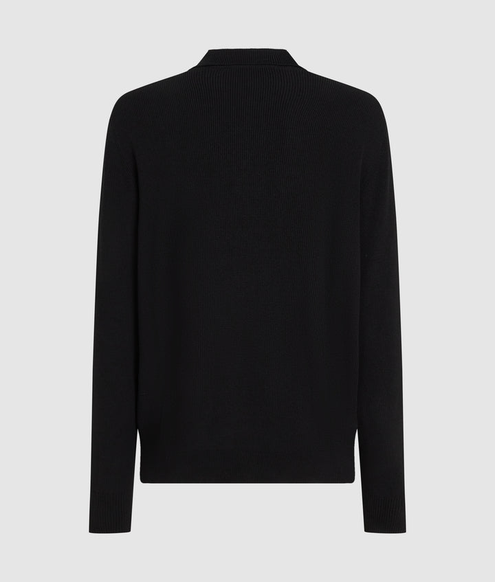 KNIT POLO W/LABEL