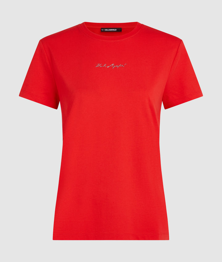 SILVER SIGNATURE T-SHIRT
