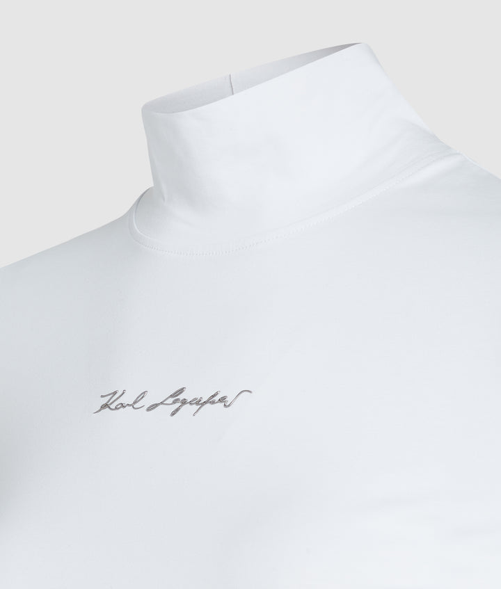 MOCK NECK SIGNATURE LS TOP