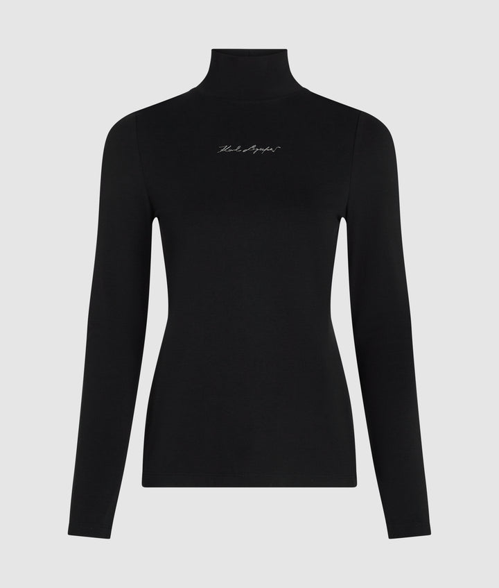 MOCK NECK SIGNATURE LS TOP