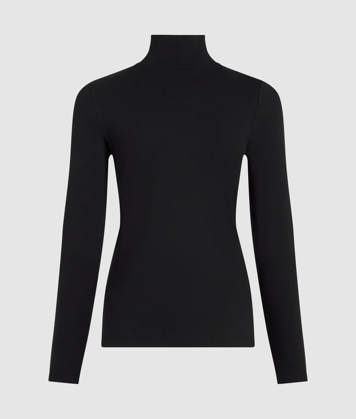 MOCK NECK SIGNATURE LS TOP