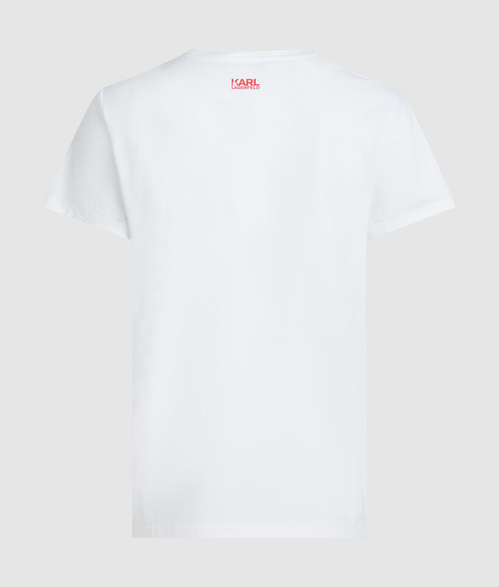 SIGNATURE HEART BOUCLE T-SHIRT