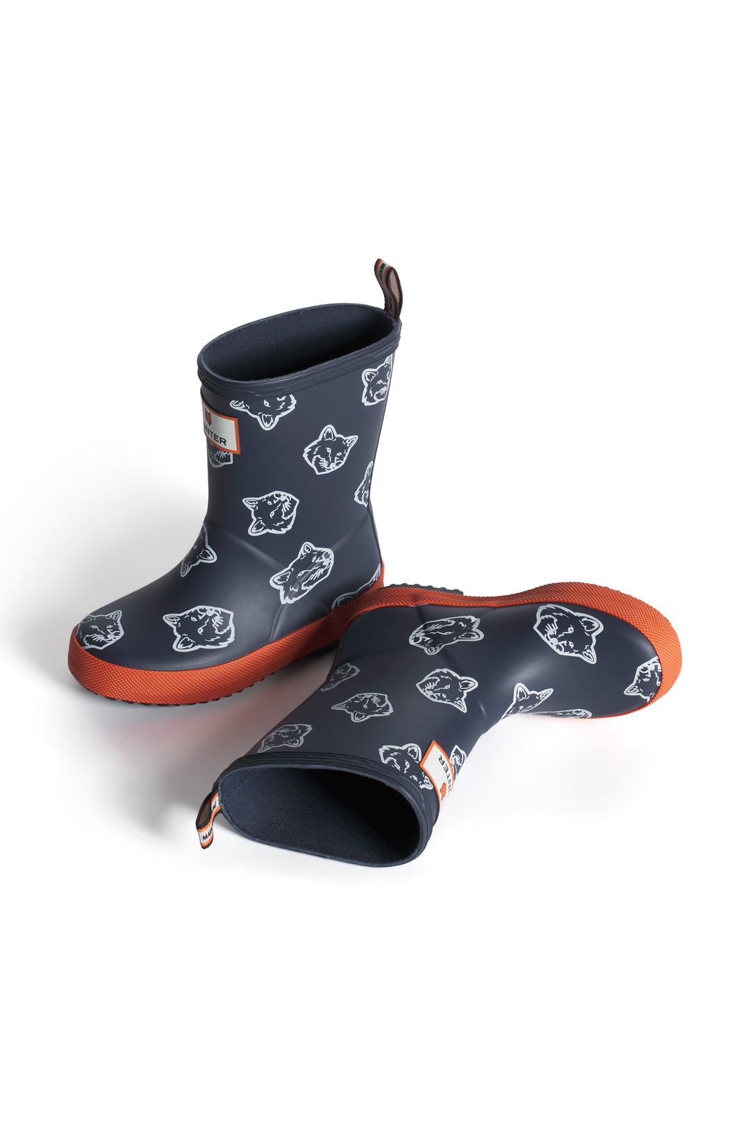 MAISON KITSUNÉ x HUNTER FOX HEADS KIDS FIRST BOOTS