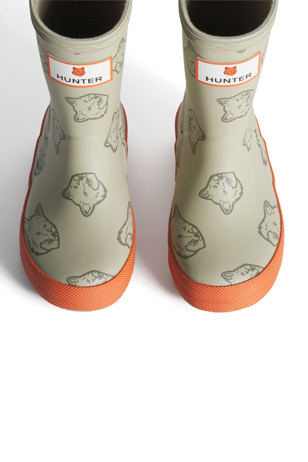 MAISON KITSUNÉ x HUNTER FOX HEADS KIDS FIRST BOOTS