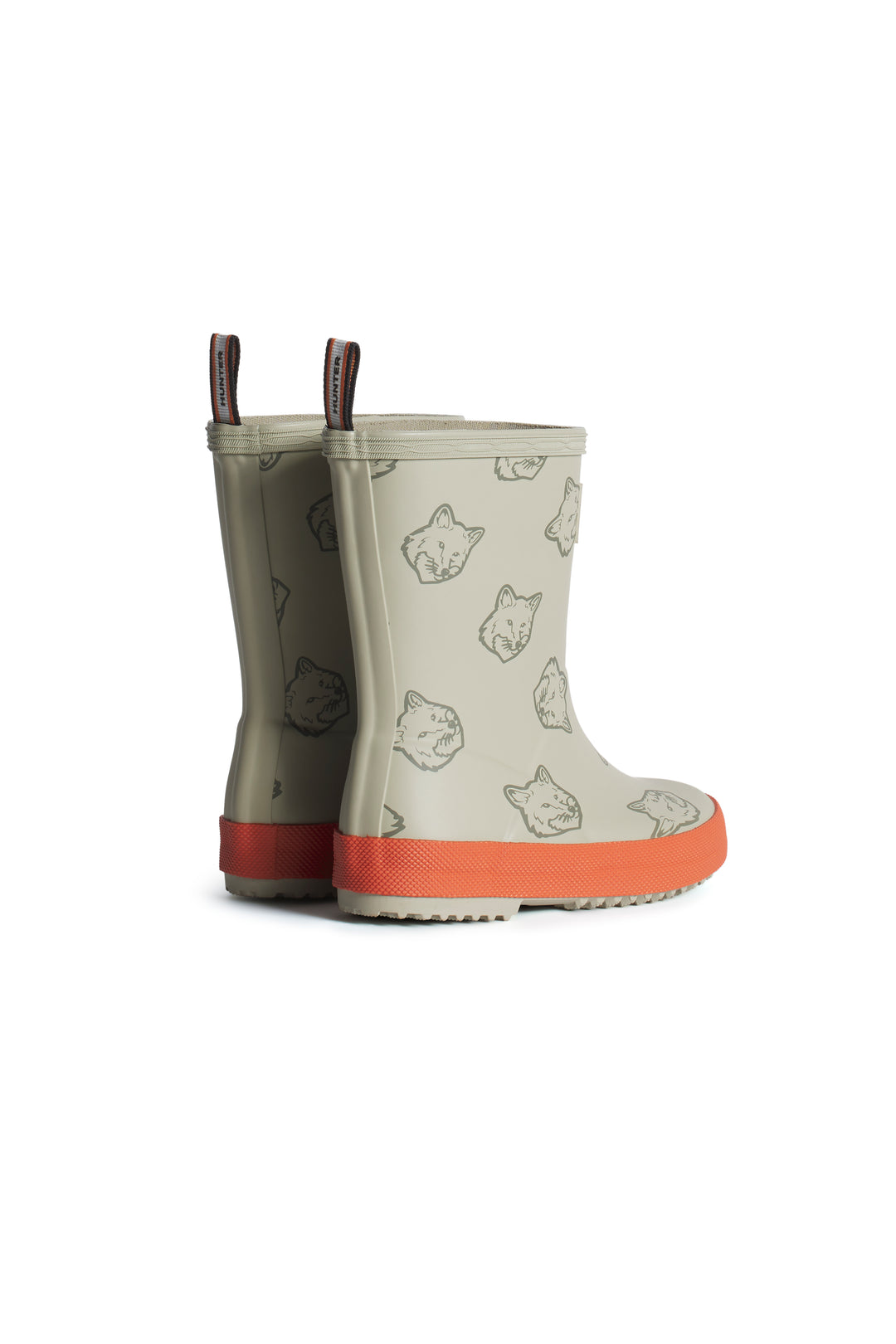 MAISON KITSUNÉ x HUNTER FOX HEADS KIDS FIRST BOOTS