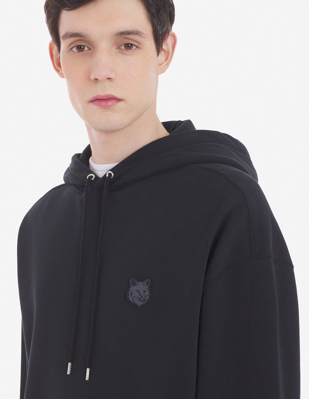 BOLD FOX HEAD PATCH OVERSIZE HOODIE