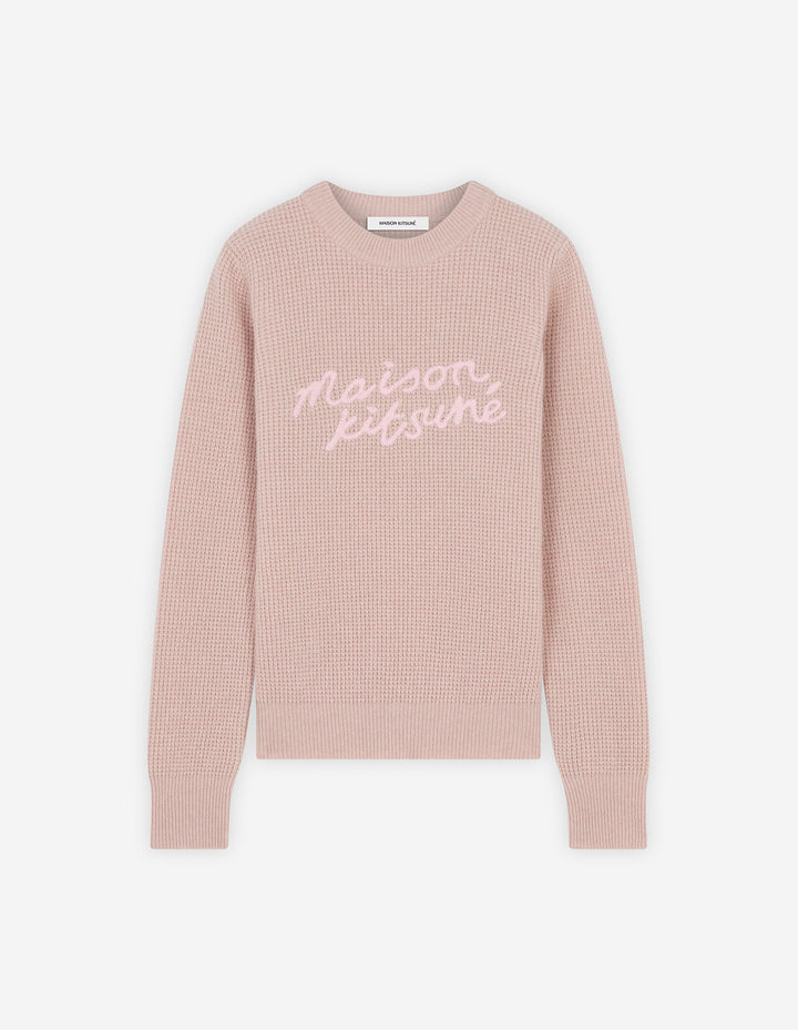 MAISON KITSUNE HANDWRITING COMFORT JUMPER