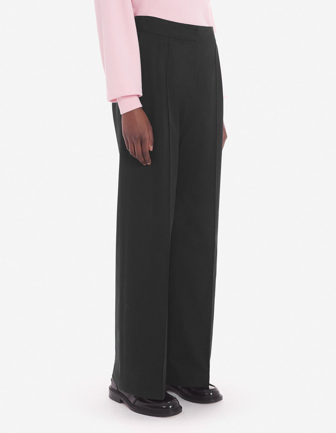 DOUBLE PLEAT PANTS IN COTTON GABARDINE