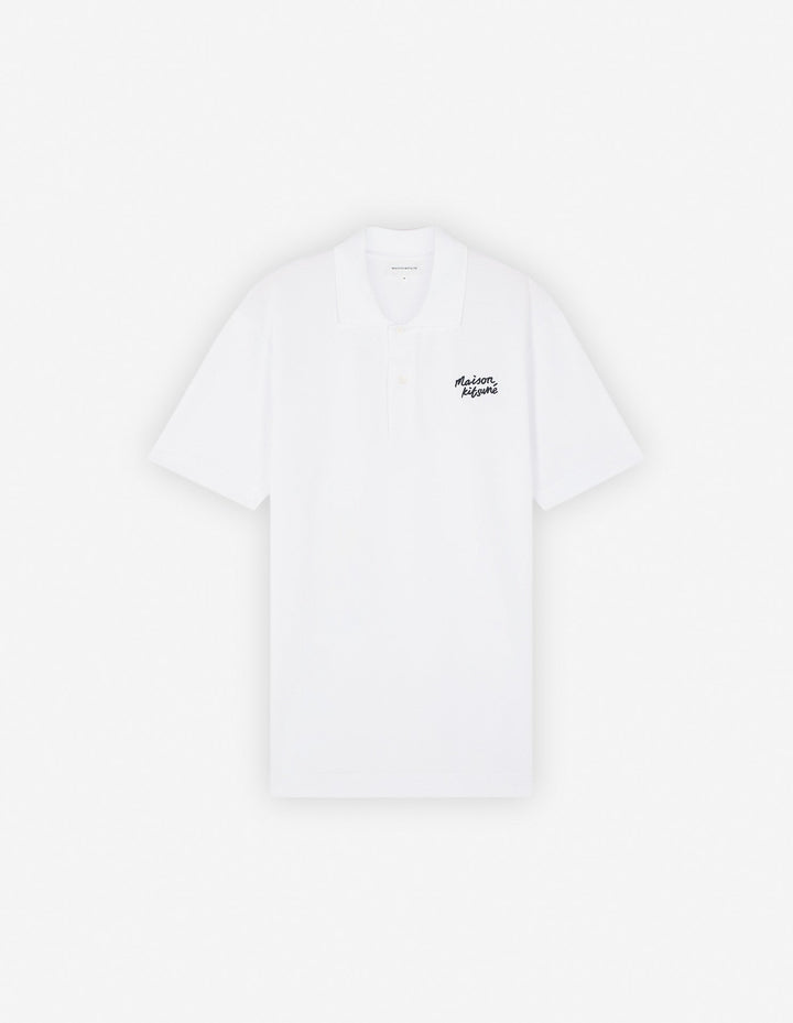 MAISON KITSUNE HANDWRITING COMFORT POLO