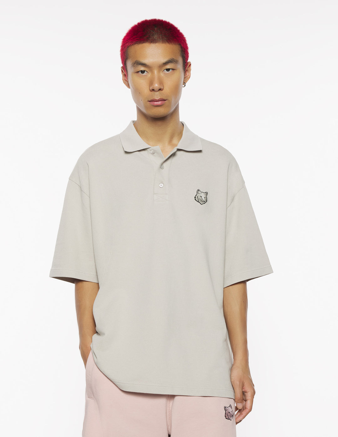 BOLD FOX HEAD PATCH OVERSIZE POLO