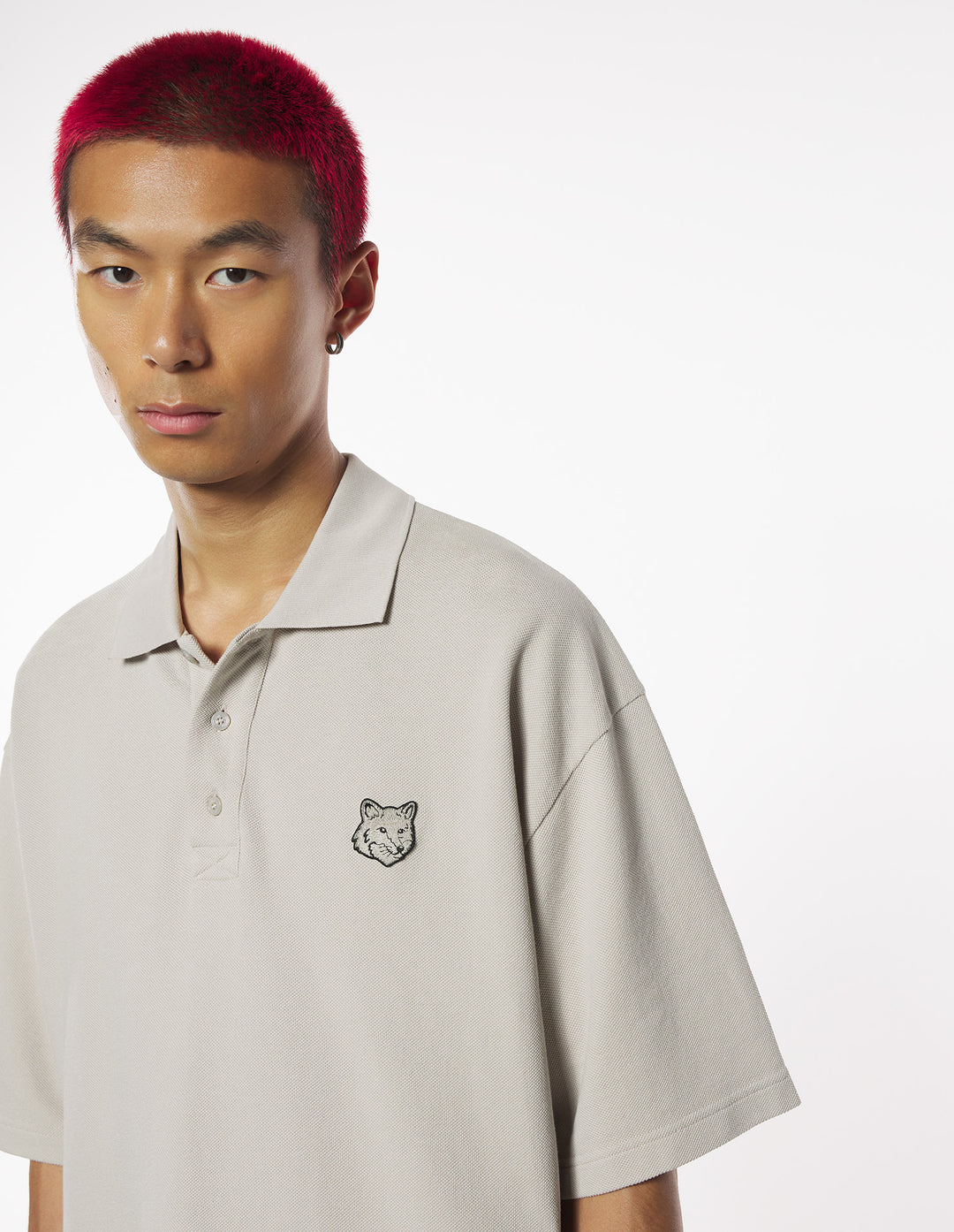 BOLD FOX HEAD PATCH OVERSIZE POLO
