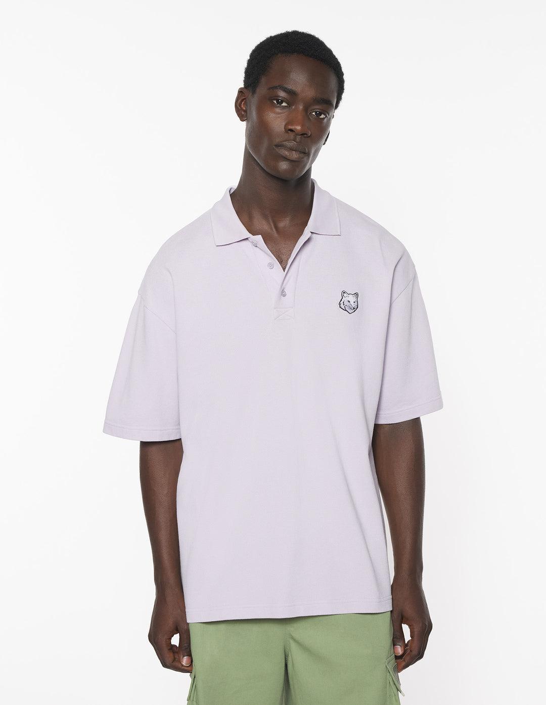 BOLD FOX HEAD PATCH OVERSIZE POLO