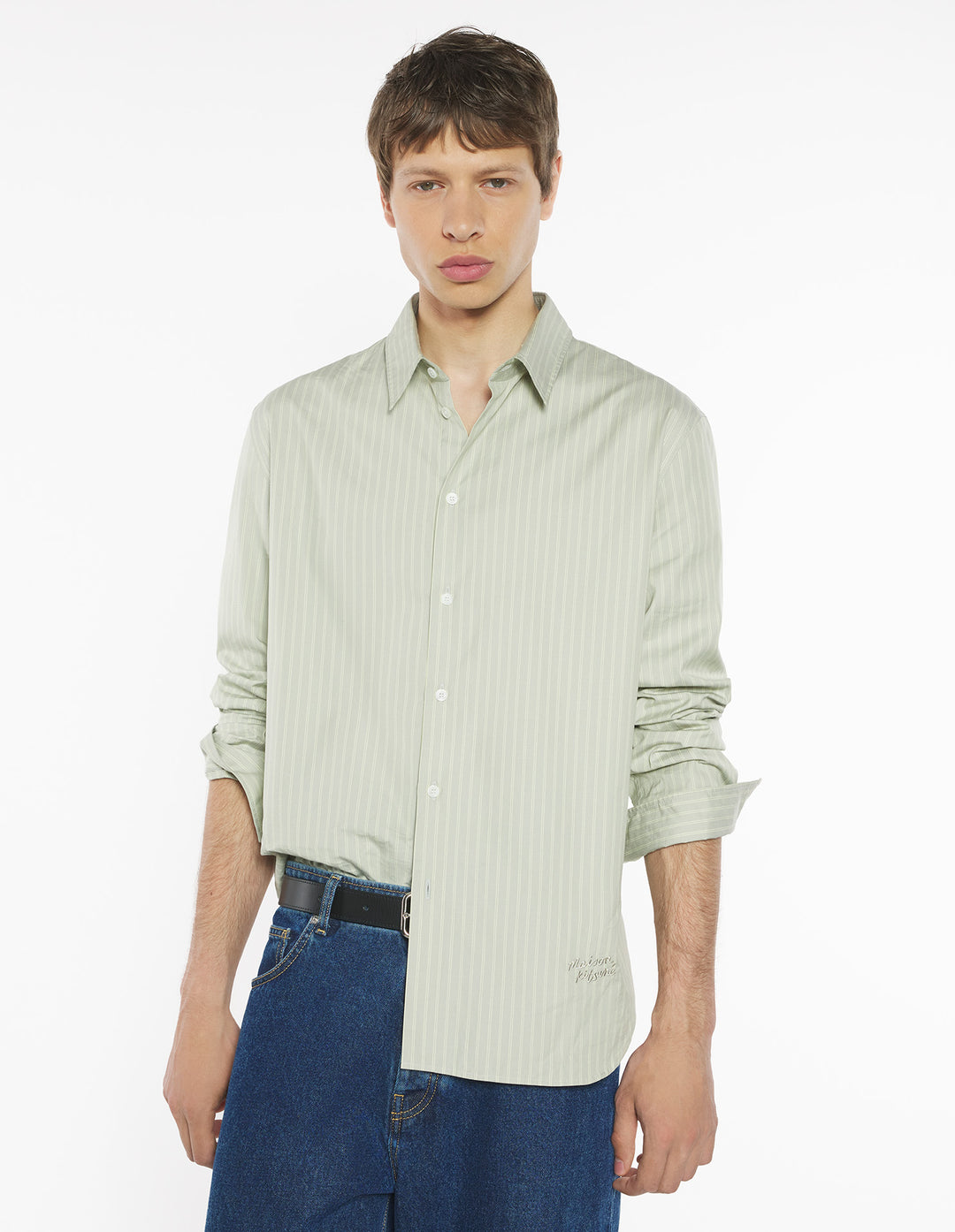 MAISON KITSUNÉ HANDWRITING RELAXED SHIRT