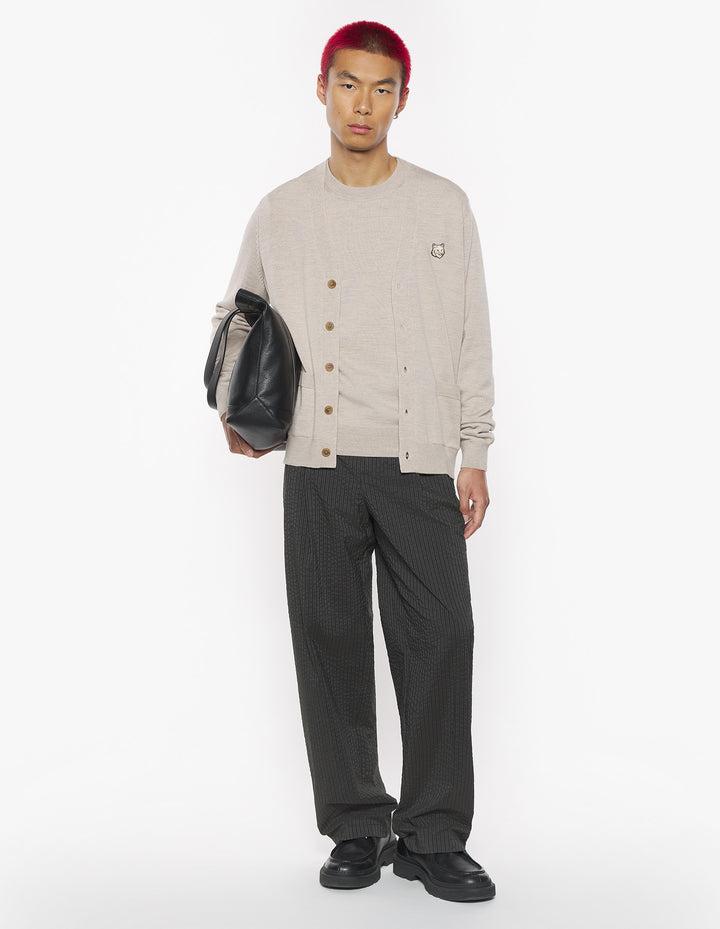 BOLD FOX HEAD PATCH REGULAR CARDIGAN