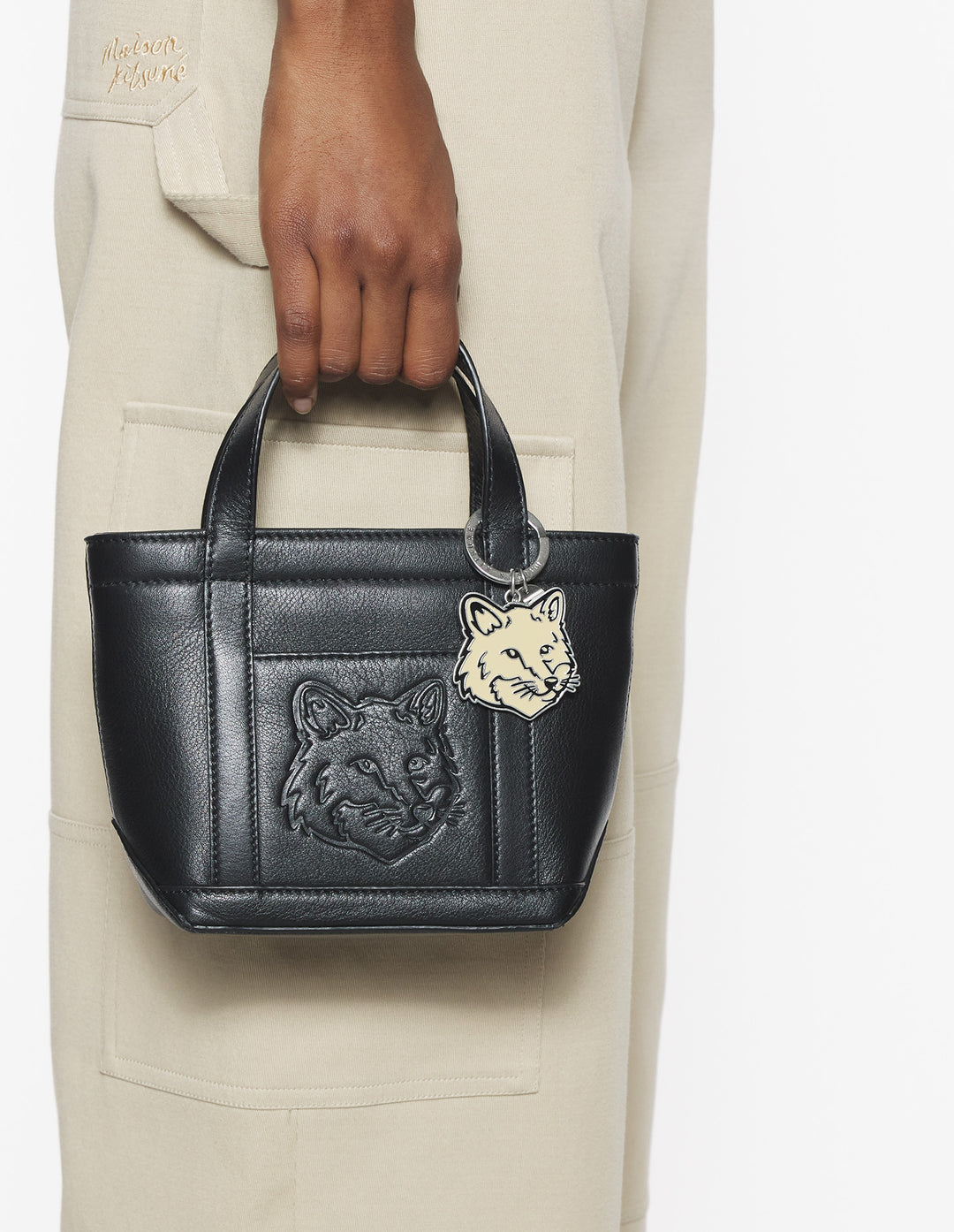 BOLD FOX HEAD KEYRING