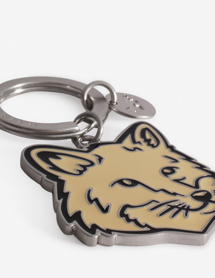BOLD FOX HEAD KEYRING