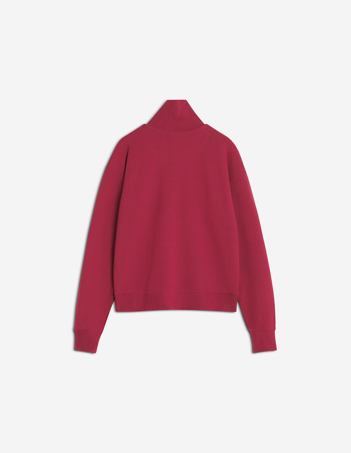 BABY FOX HALF ZIP SWEATSHIRT