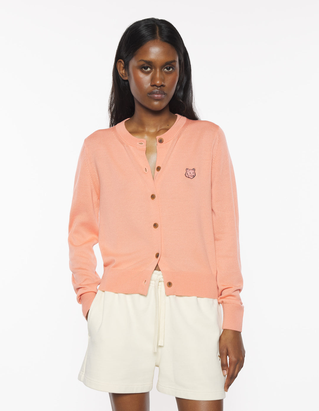 BOLD FOX HEAD PATCH REGULAR CARDIGAN