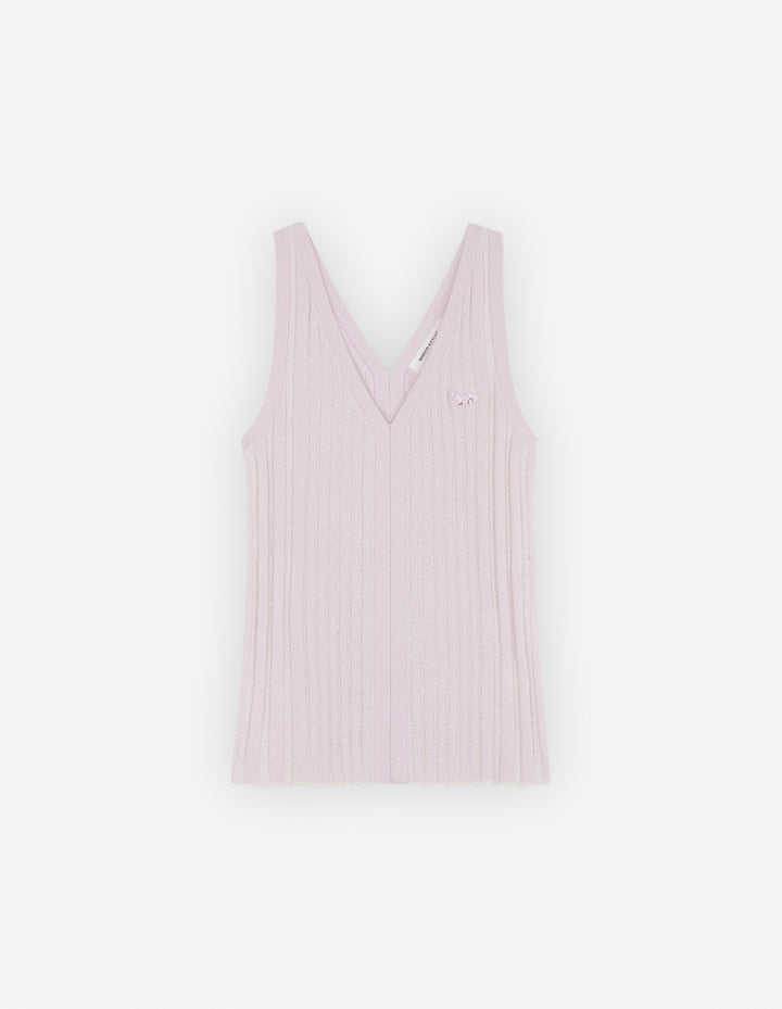 BABY FOX PATCH RIBBED TANK TOP