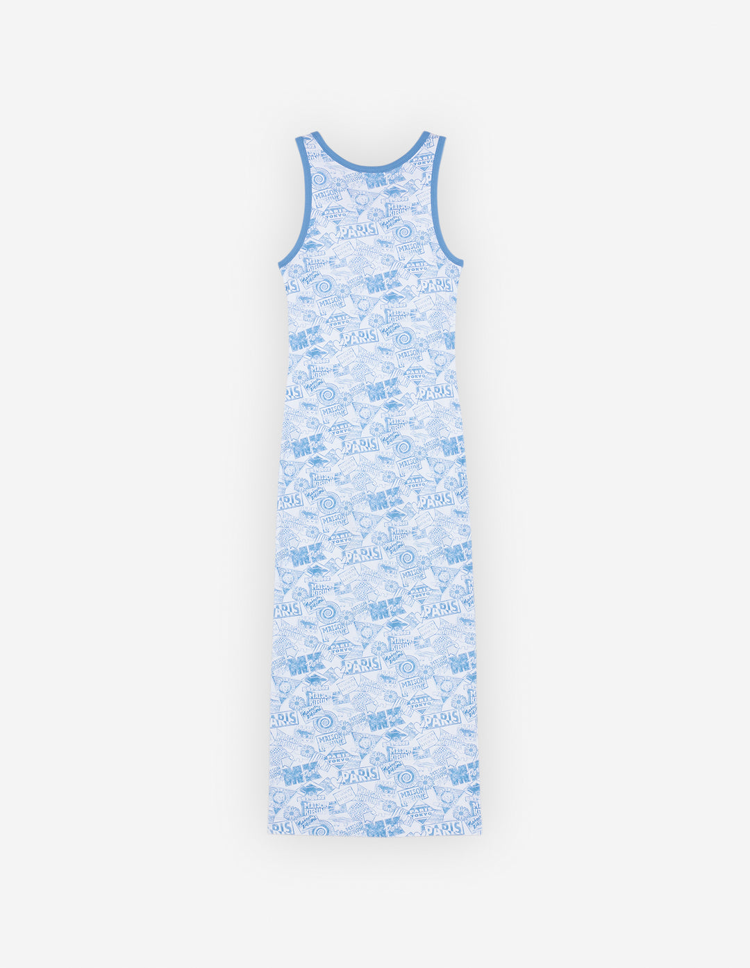 SURF COLLAGE ALL-OVER TANK DRESS