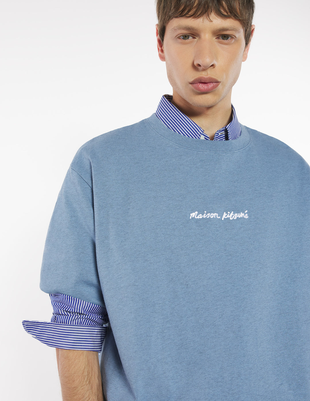 MAISON KITSUNÉ LINE HANDWRITING OVERSIZE TEE-SHIRT
