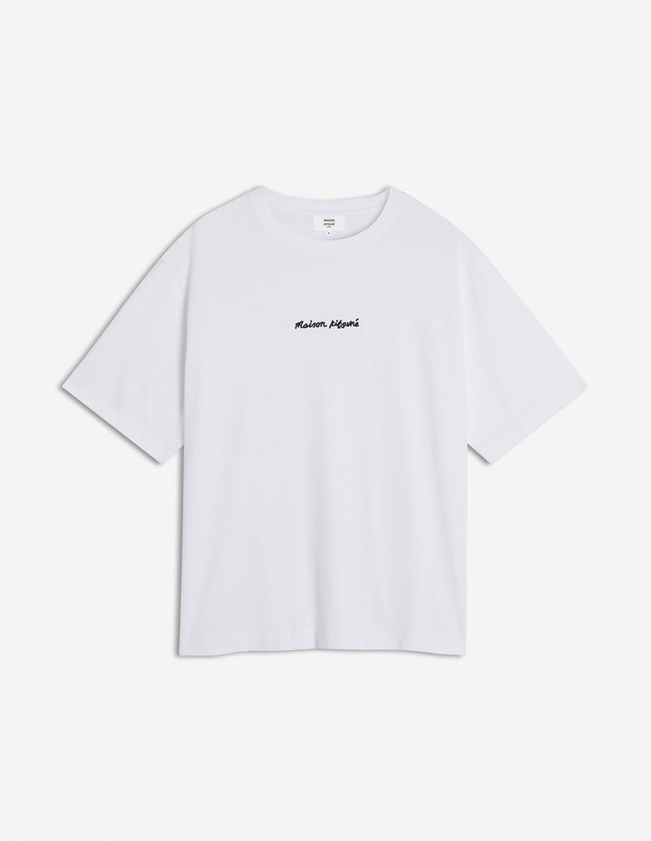 MAISON KITSUNE EMBROIDERY OVERSIZE TEE-SHIRT
