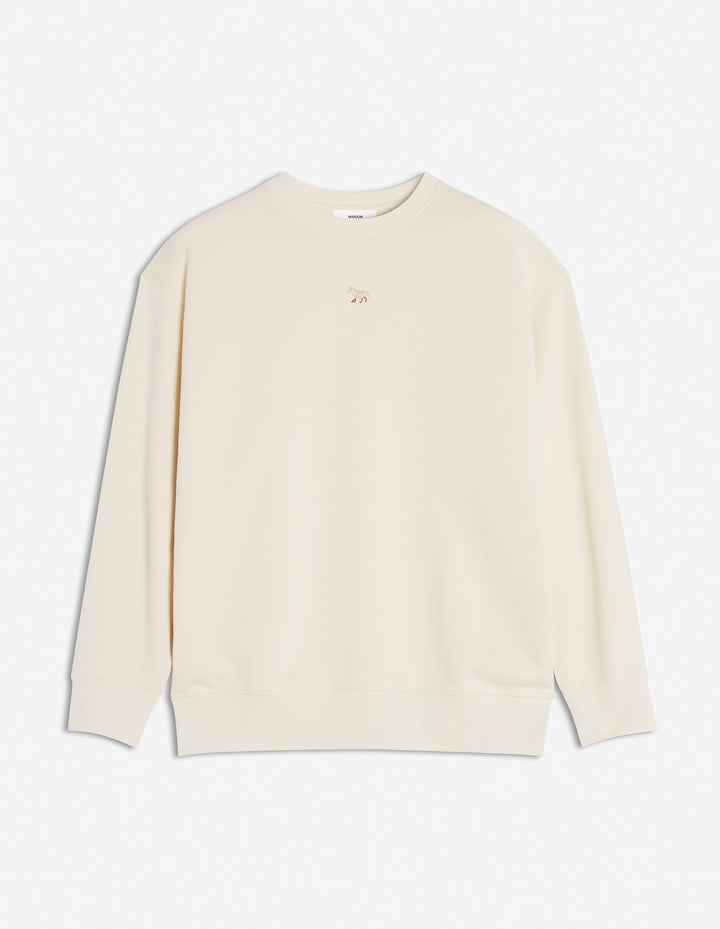 BABY FOX PATCH OVERSIZE SWEATSHIRT