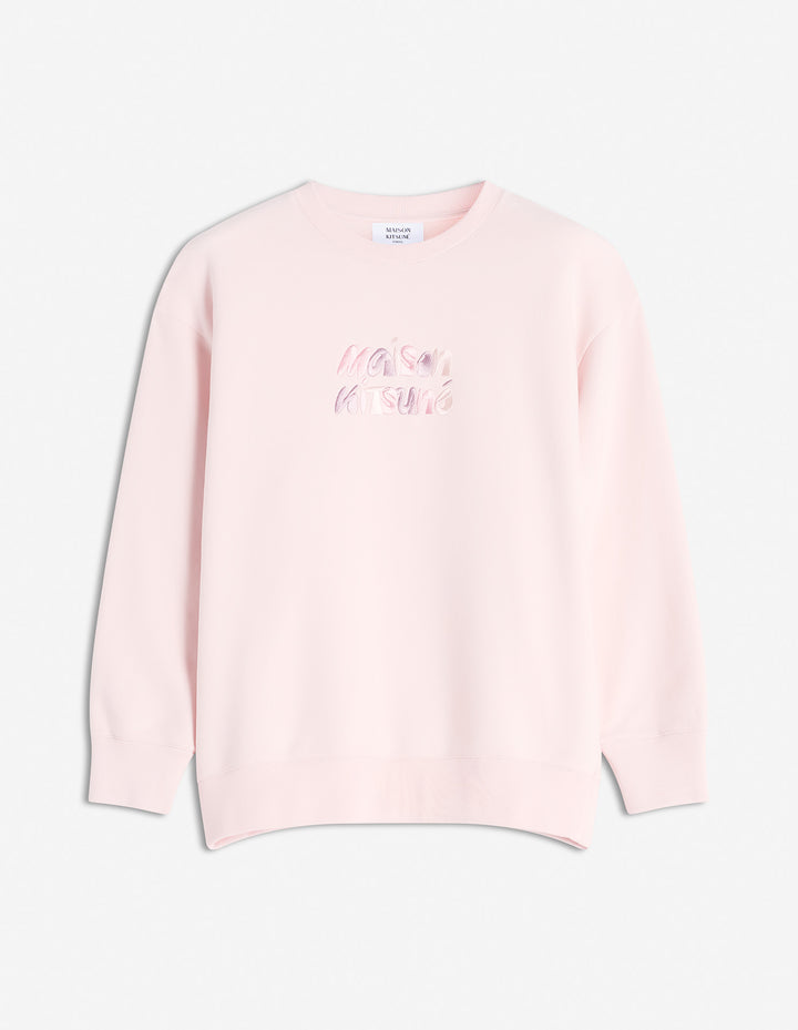 BUBBLE LOGO OVERSIZE SWEATSHIRT