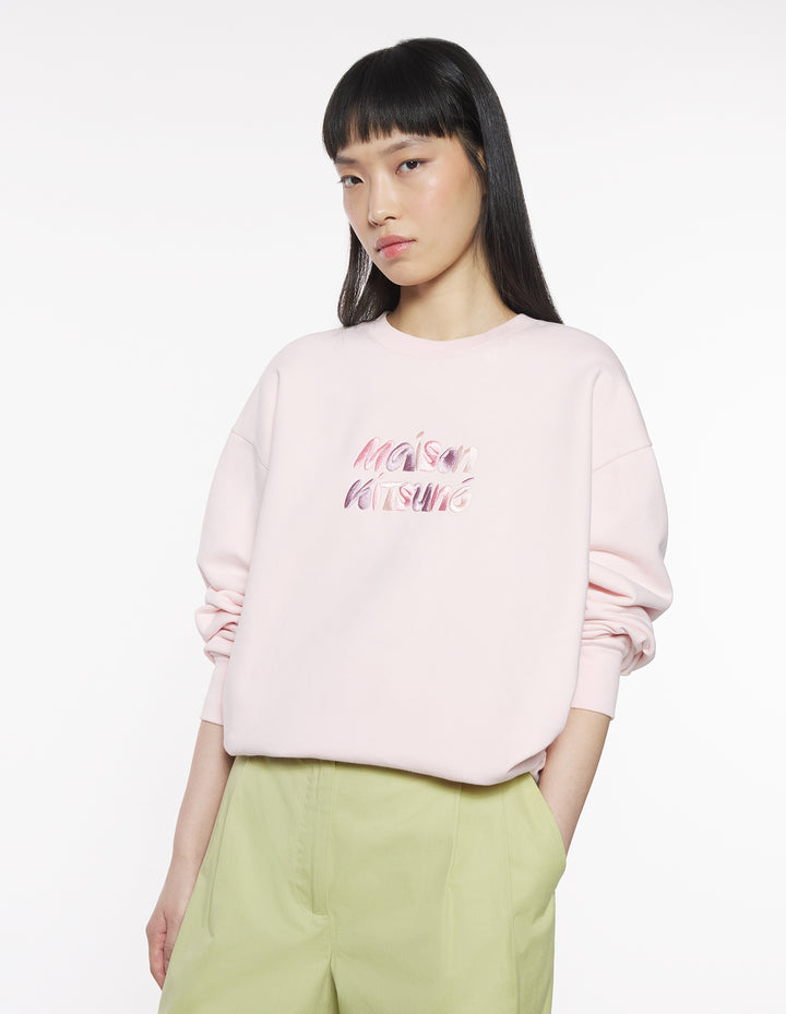 BUBBLE LOGO OVERSIZE SWEATSHIRT