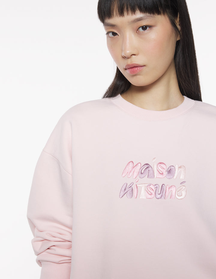 BUBBLE LOGO OVERSIZE SWEATSHIRT
