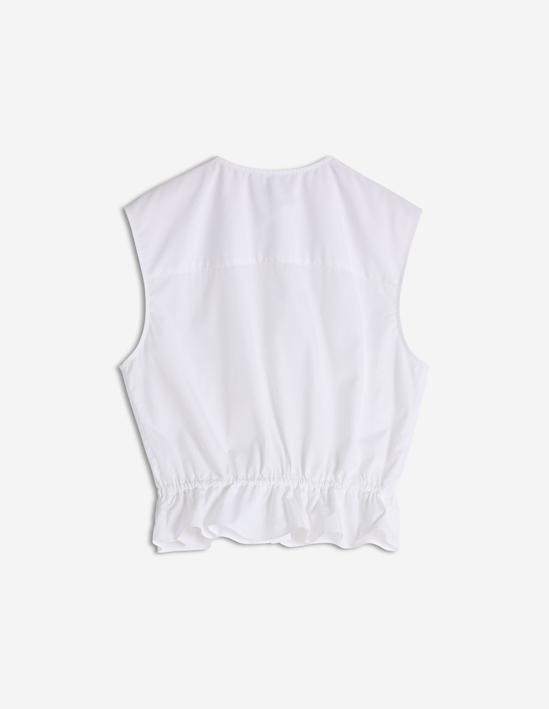 CRAFTED EMBROIDERY SLEEVELESS TOP