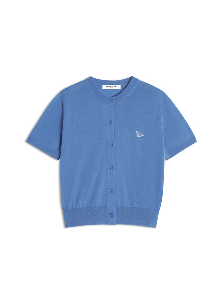 BABY FOX FINE MERINO SHORT SLEEVE CARDIGAN