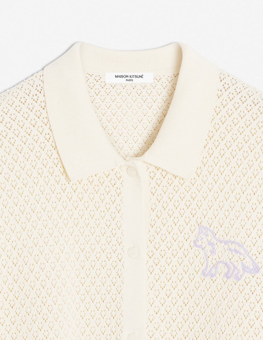 BABY FOX EMBROIDERY CARDIGAN IN LACE