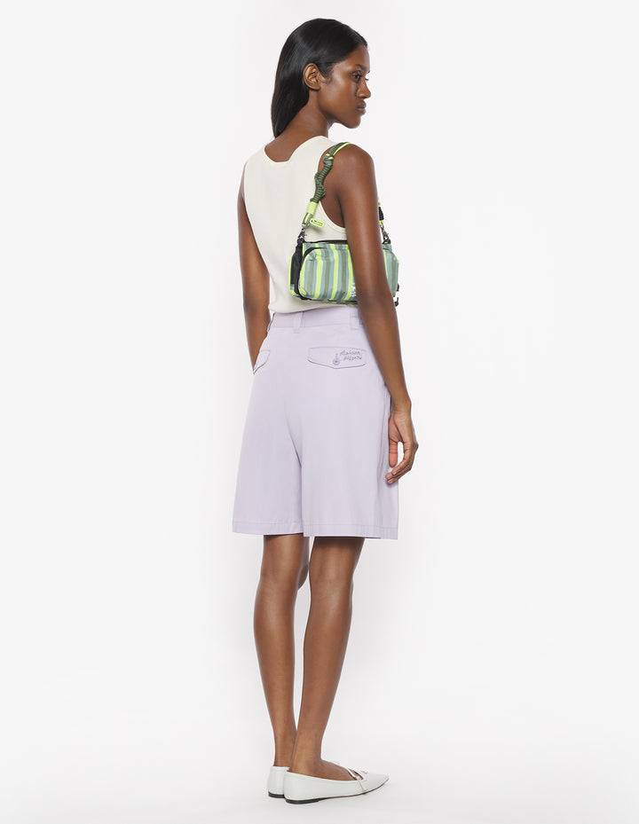 CASUAL PLEATED BERMUDA