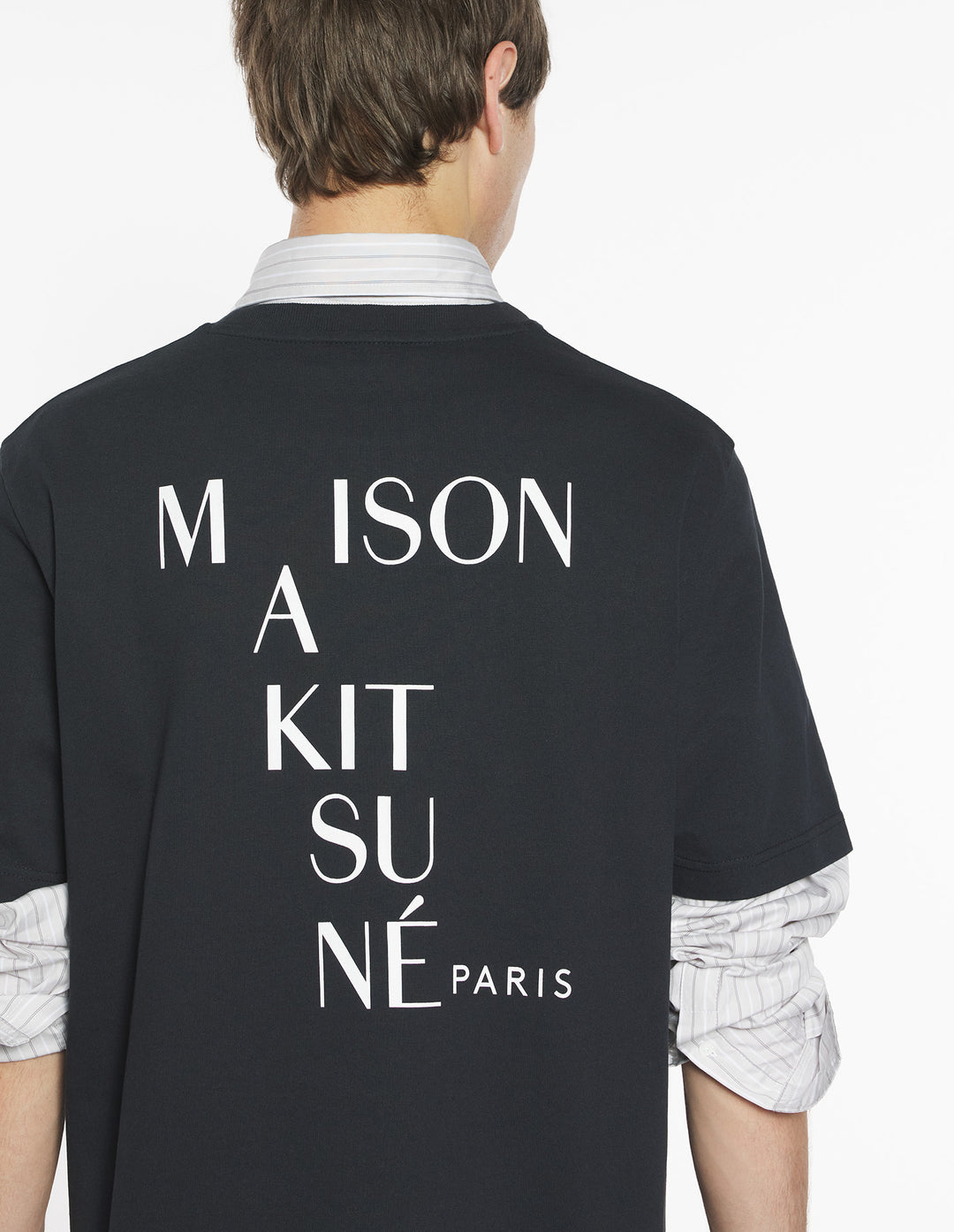MAISON KITSUNÉ CROSSWORD COMFORT TEE-SHIRT