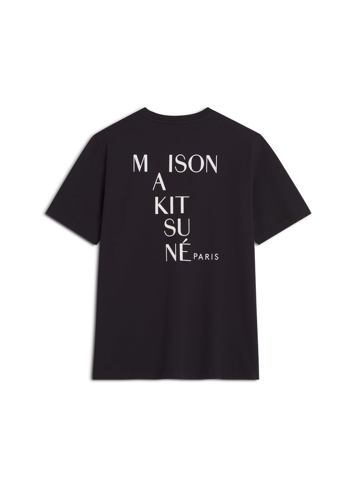 MAISON KITSUNÉ CROSSWORD COMFORT TEE-SHIRT