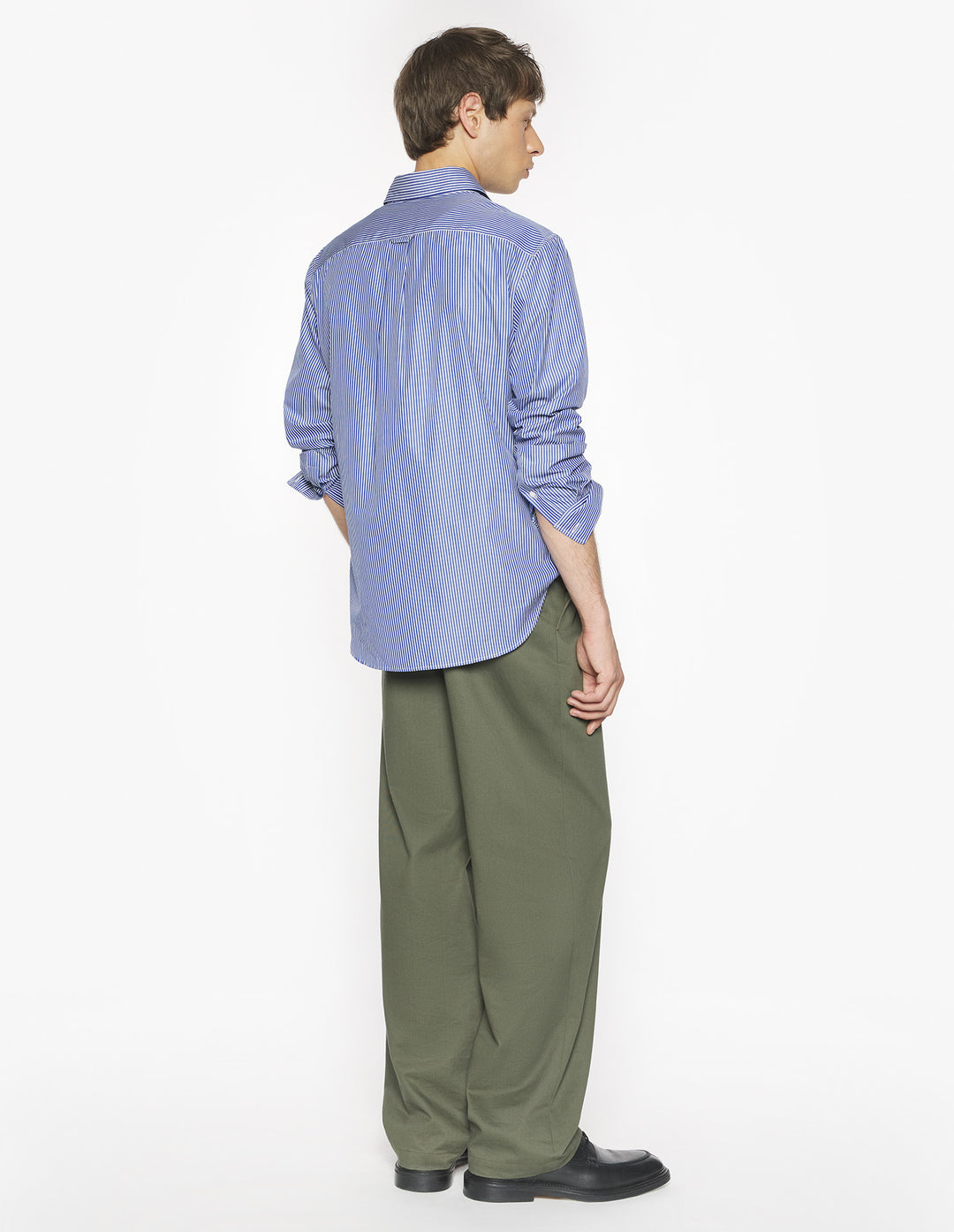 MAISON KITSUNÉ HANDWRITING STRIPED CLASSIC SHIRT