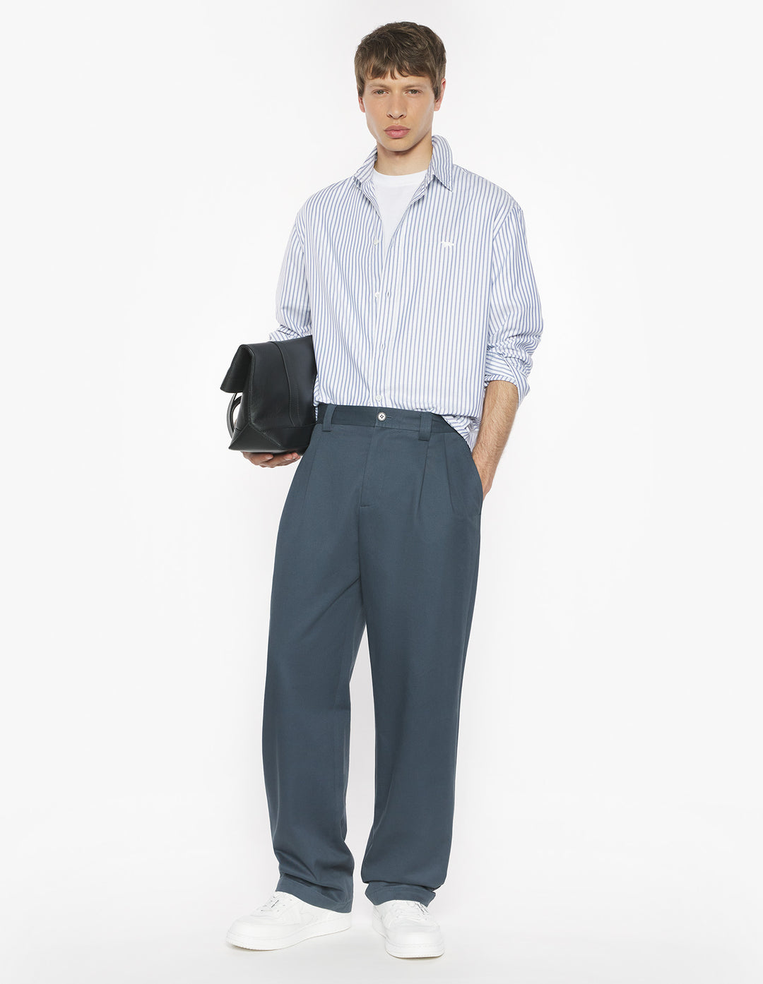 PROFILE FOX BUTTON DOWN SHIRT
