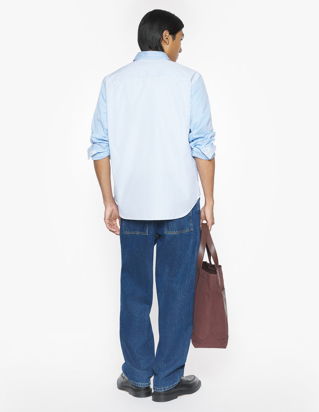 MAISON KITSUNÉ HANDWRITING PATCHWORK SHIRT