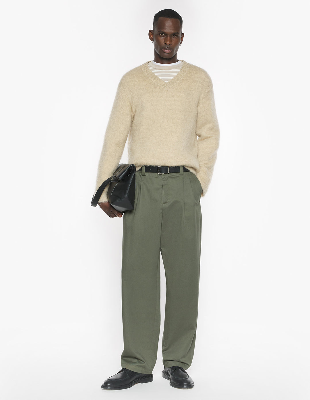 RELAXED PLEATED PANTS