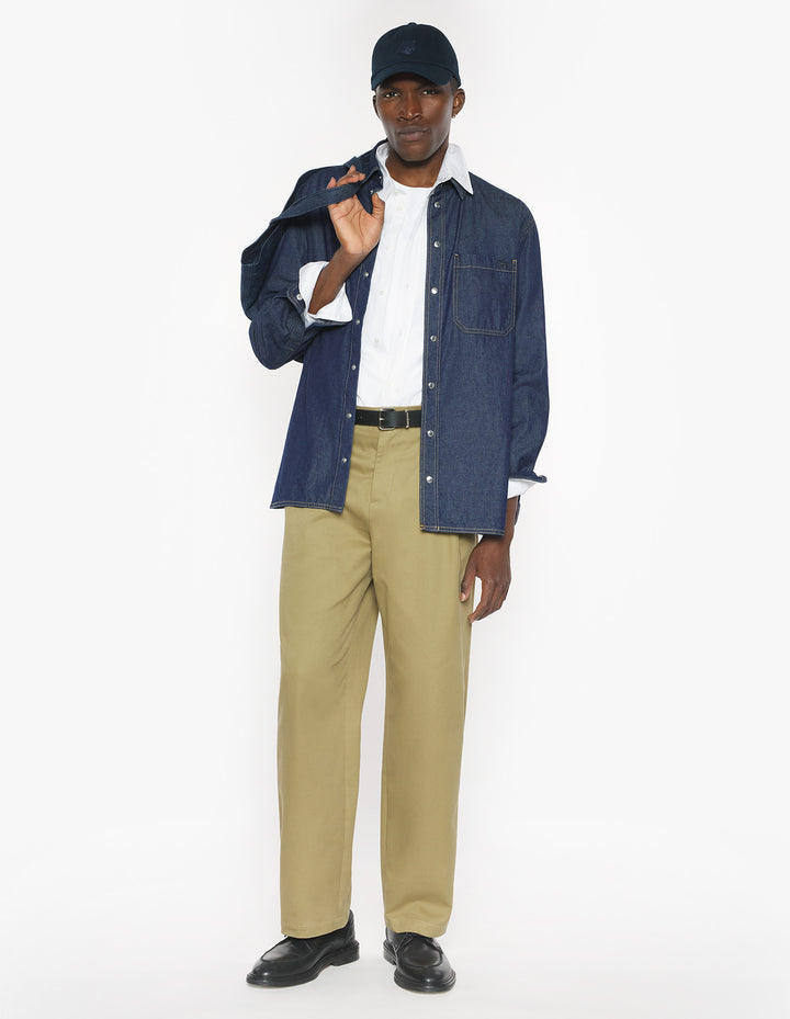 RELAXED PLEATED PANTS