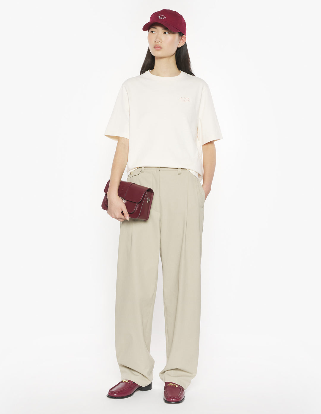 MAISON KITSUNÉ HANDWRITING COMFORT TEE-SHIRT