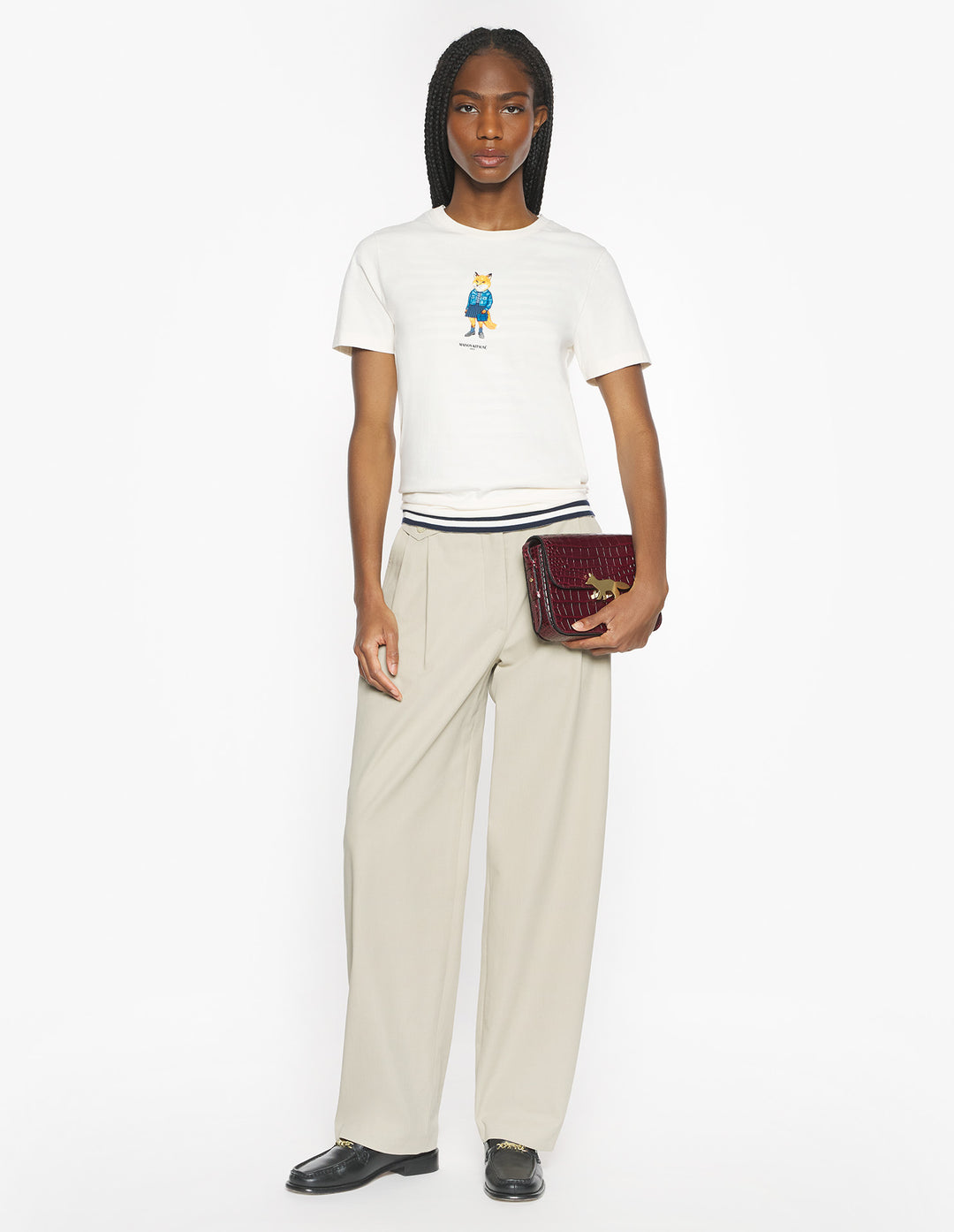 DRESSED FOX REGULAR TEE-SHIRT