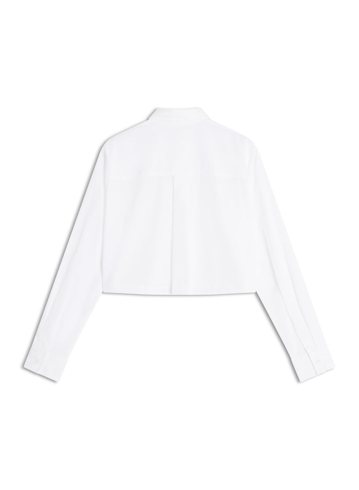 BABY FOX CROPPED SHIRT