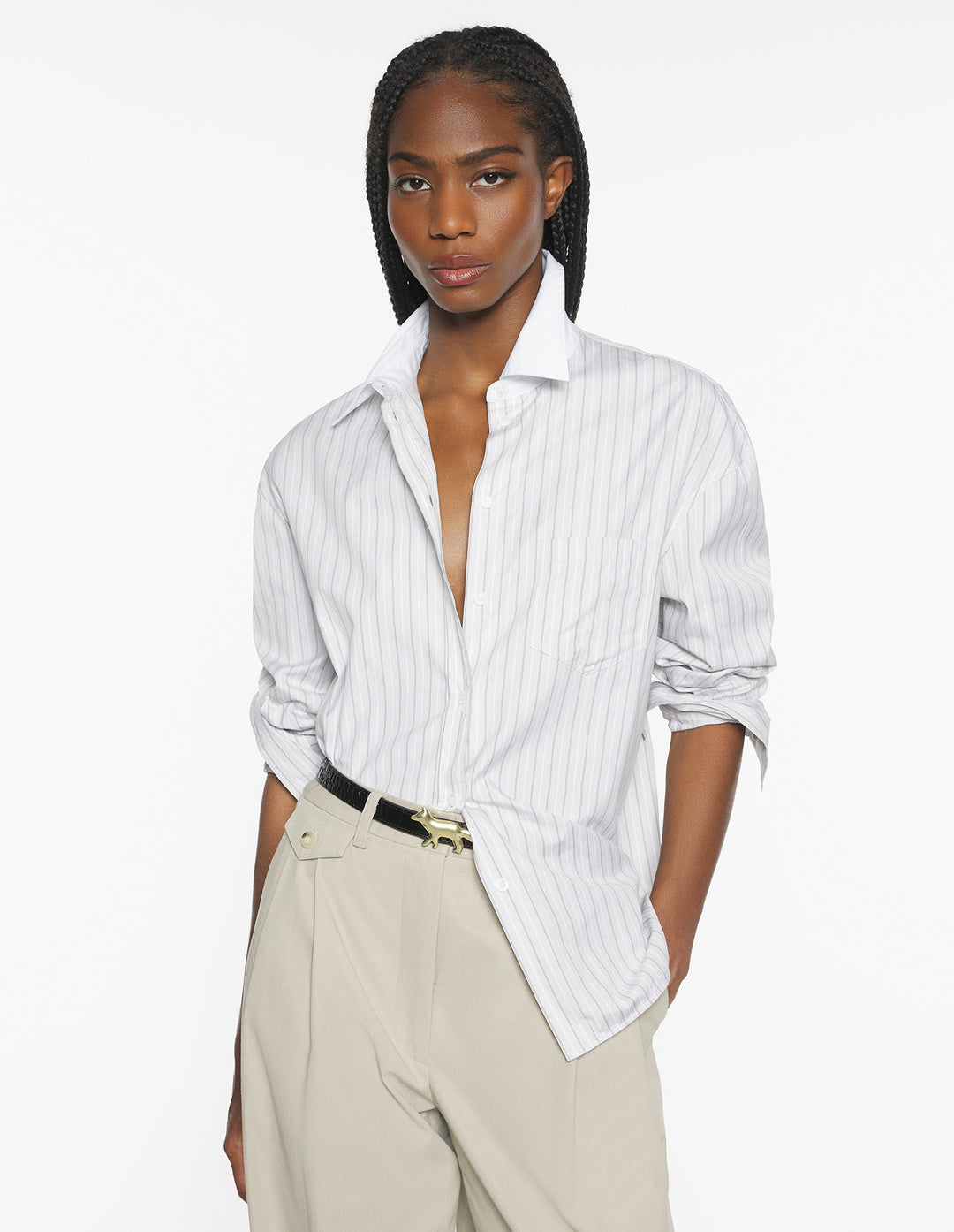 MAISON KITSUNÉ HANDWRITING BOYFRIEND SHIRT