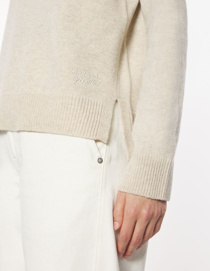 MERINO WOOL COMFORT V-NECK JUMPER