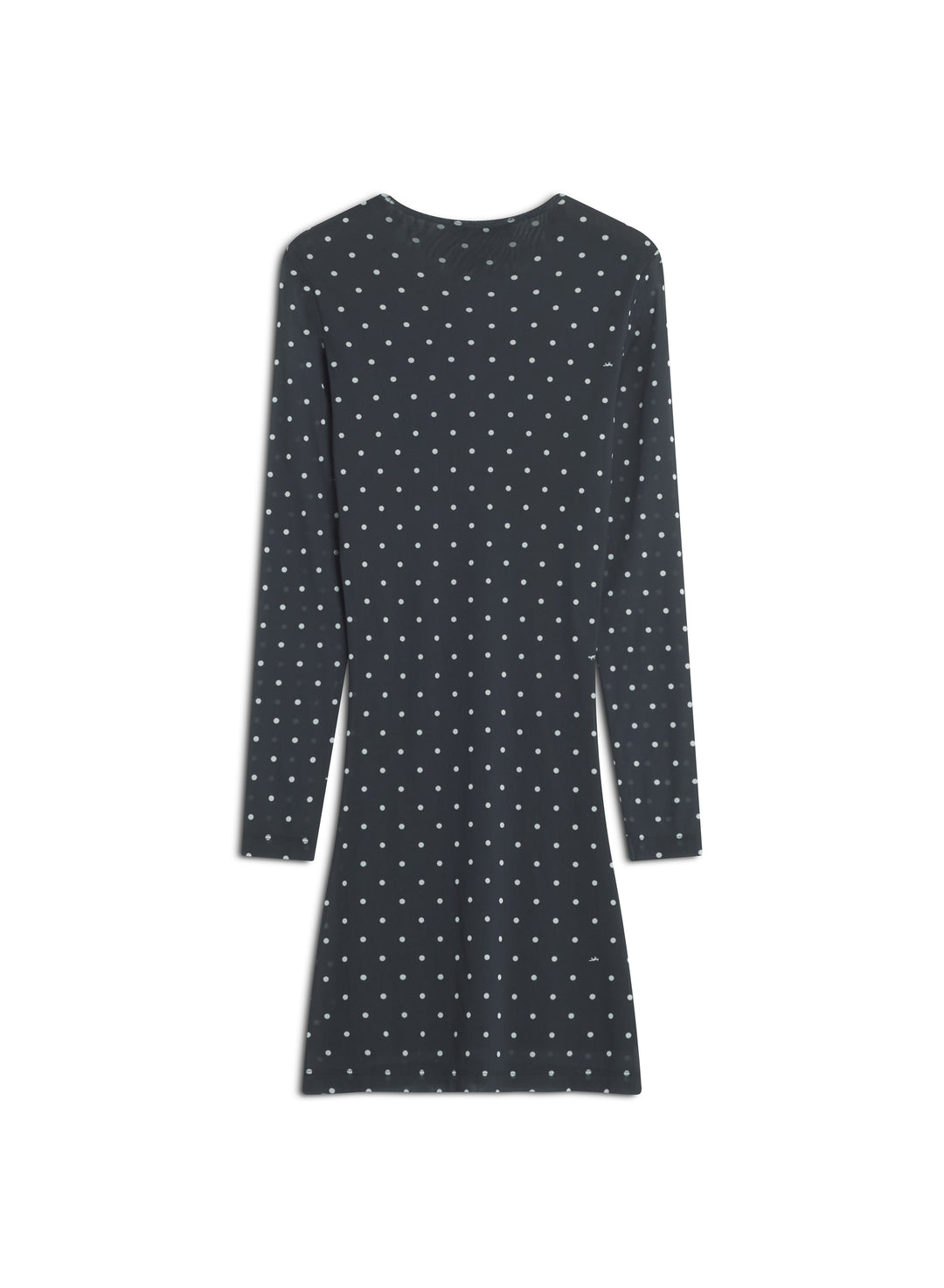 POLKA DOT MESH MINI DRESS