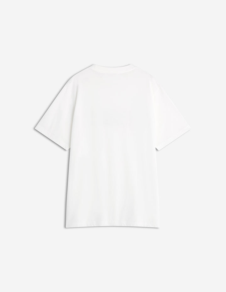 MAISON KITSUNÉ x AUTRY VARSITY TEE-SHIRT WHITE