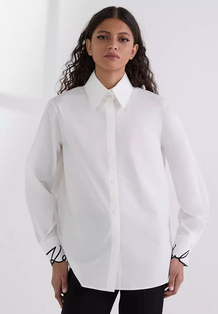 SIGNATURE CUFF POPLIN SHIRT